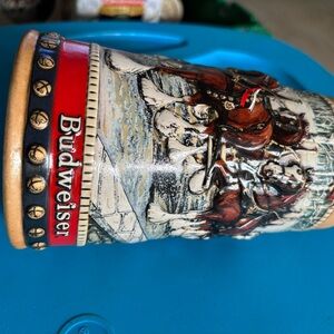 Budweiser Collectible Stein Base with Black and Gold Details